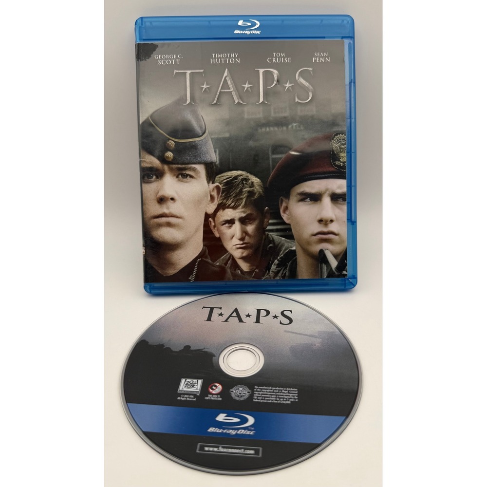 Taps Blu-ray 1981 Movie Tom Cruise Sean Penn Timothy Hutton 20th Century Fox